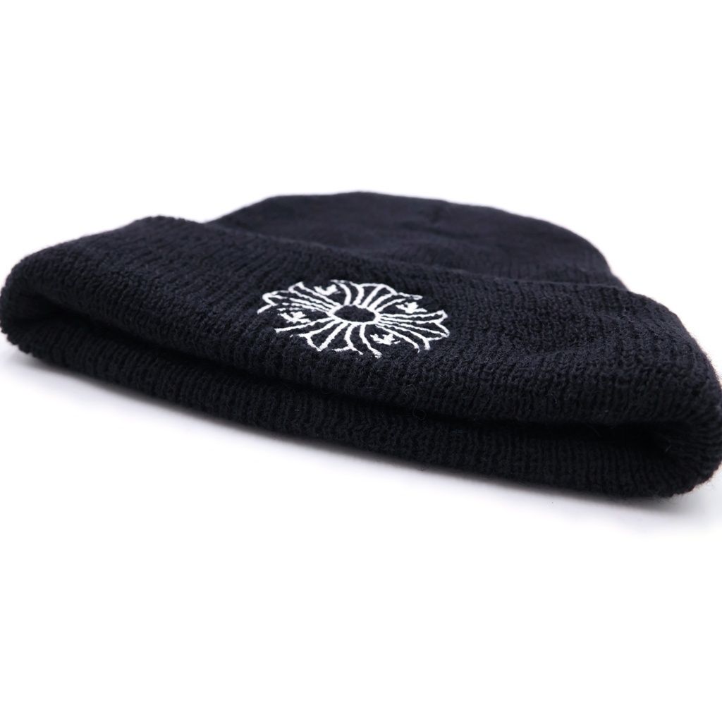 Chrome Hearts Wool Watch Cap CH Plus Embroidery Beanie Knit — view 5