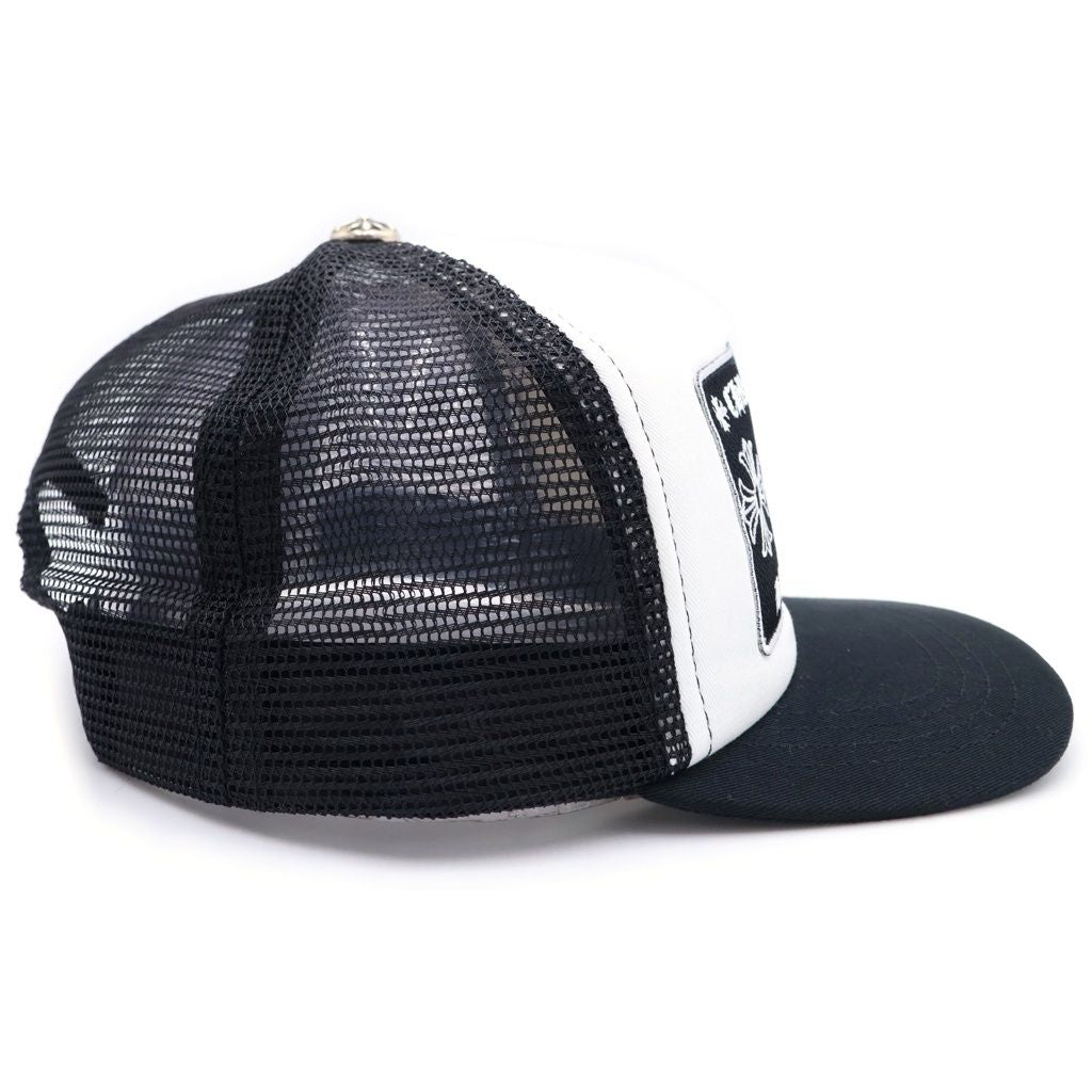 Chrome Hearts Trucker Cap CH Mesh Hat with Patch Cross Ball — view 3