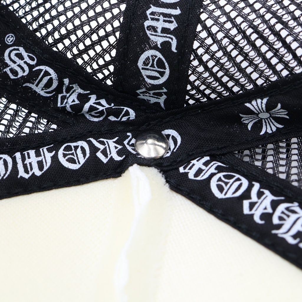 Chrome Hearts Trucker Cap CH Mesh Hat with Patch Cross Ball — view 7