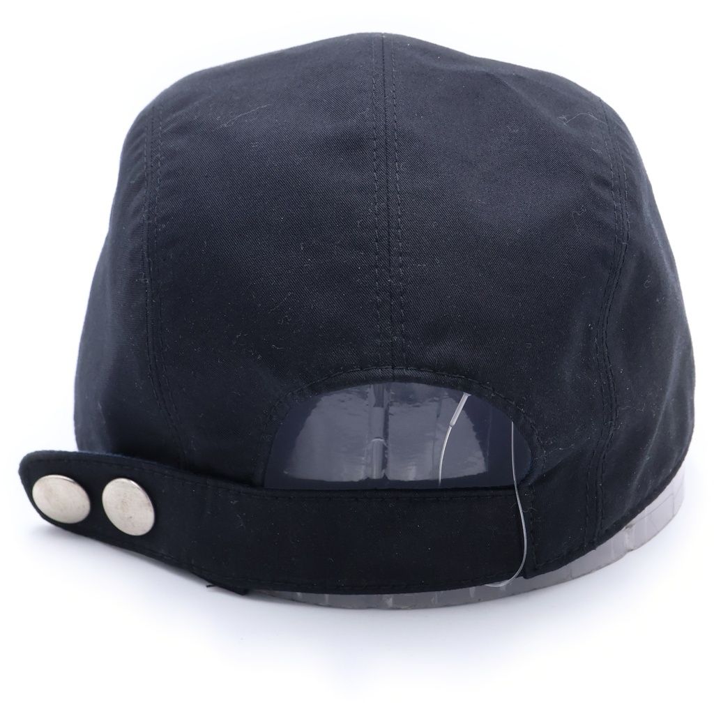 Hermes Front Logo Cotton Cap Black — view 2