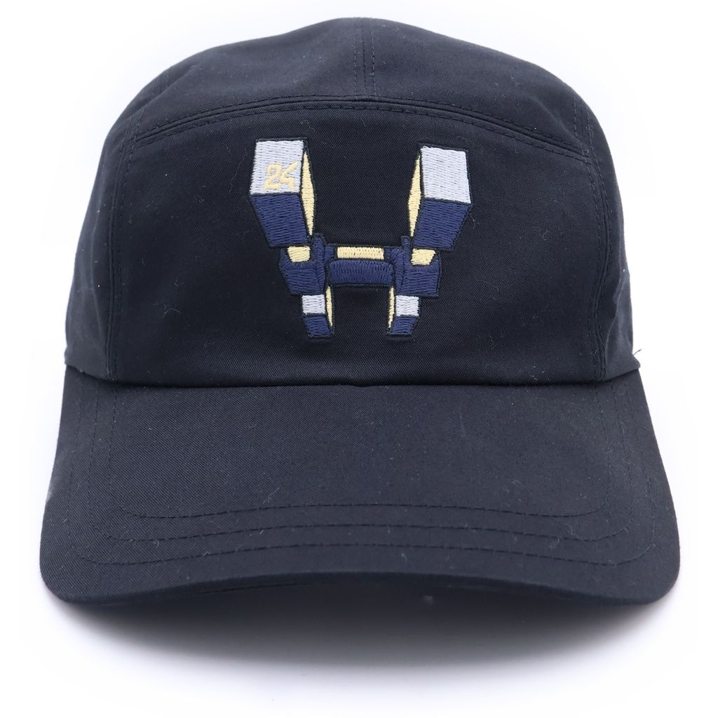 Hermes Front Logo Cotton Cap Black — view 4