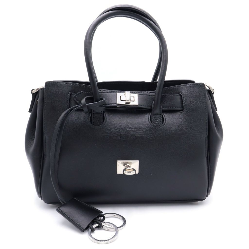 Balenciaga Bel Air Carryall Bag Mini Smooth Leather Black