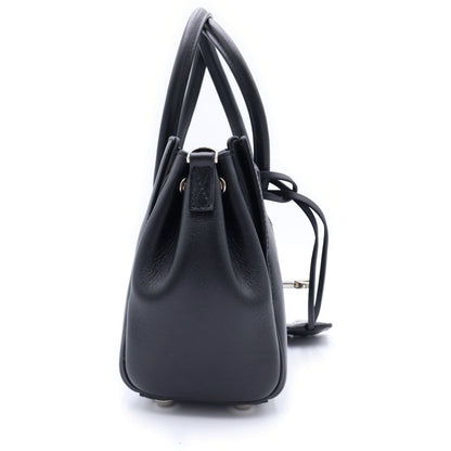 Balenciaga Bel Air Carryall Bag Mini Smooth Leather Black — view 3
