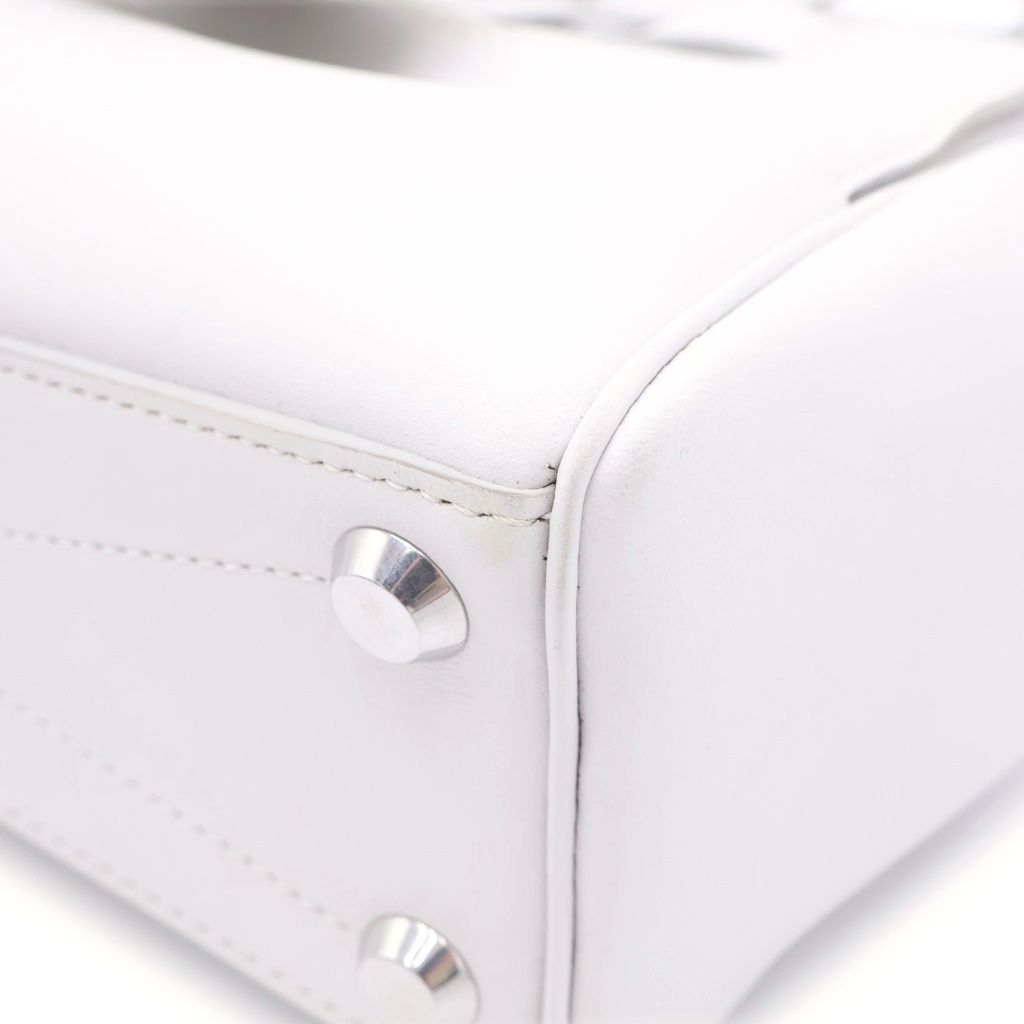Balenciaga Bel Air Carryall Bag Mini Smooth Leather White — view 6