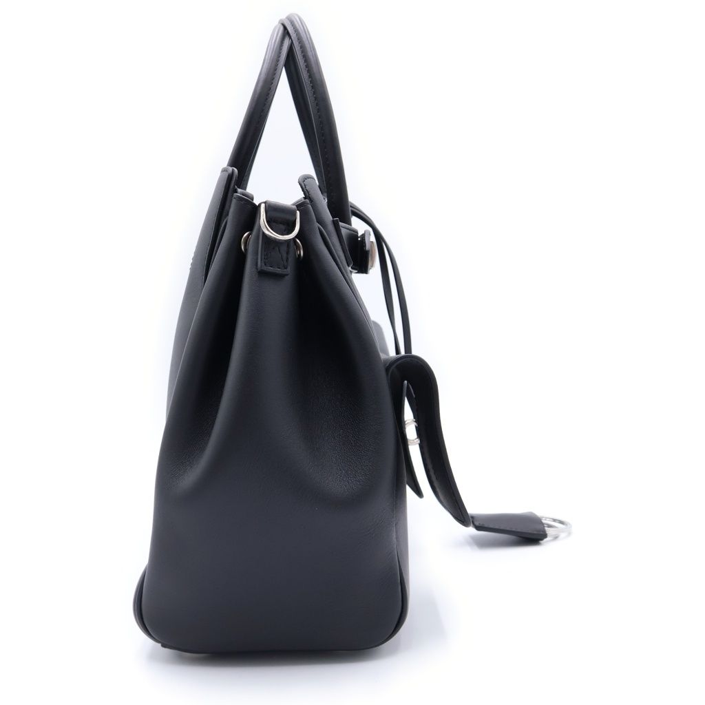 Balenciaga Bel Air Carryall Bag Smooth Leather Black — view 3
