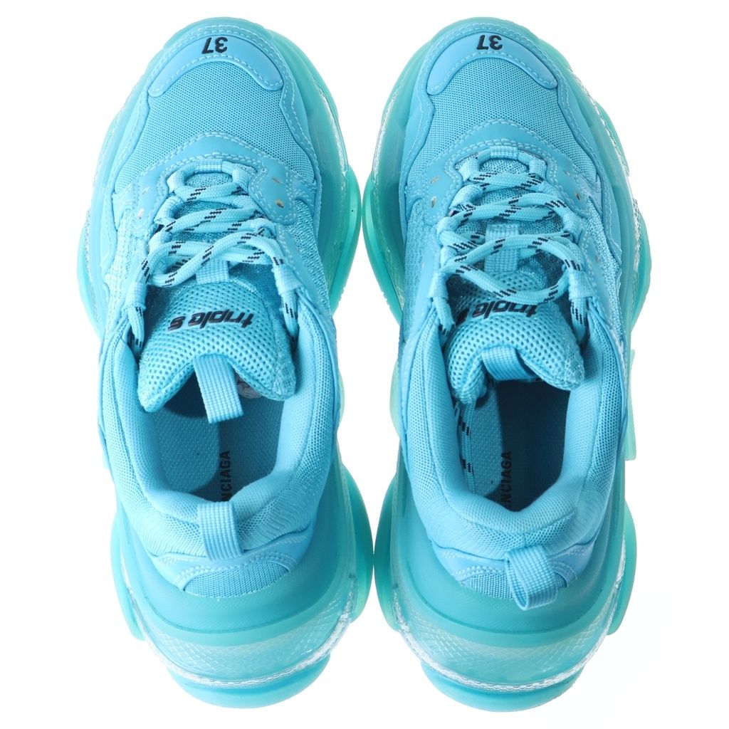 Balenciaga Triple S Calf Low Cut Sneakers Blue Us7 — view 4