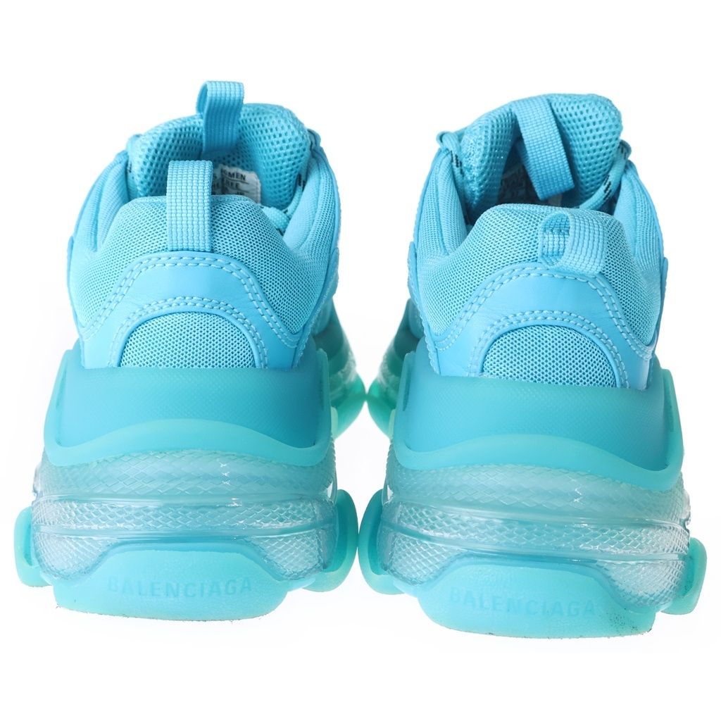 Balenciaga Triple S Calf Low Cut Sneakers Blue Us7 — view 3