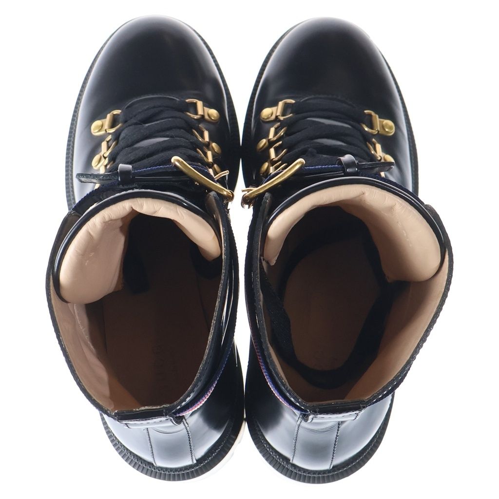 Gucci Sylvie Web Ankle Boots Black Leather — view 4