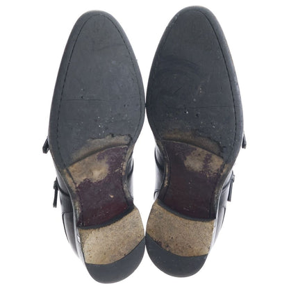Louis Vuitton Epi Leather Double Monk Strap Dress Business Shoes Black — view 5