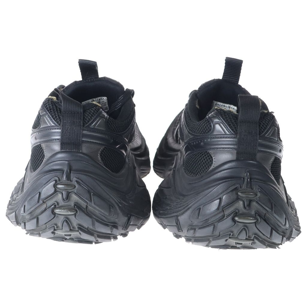 Balenciaga Sneaker Lace Up Chunky Sole Sneakers Black — view 3