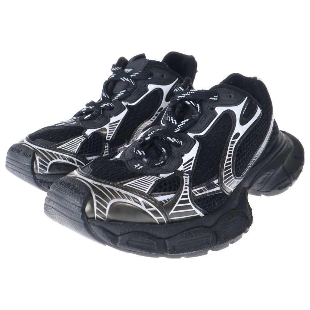 Balenciaga Sneaker Low Cut Sneakers Black White — view 2