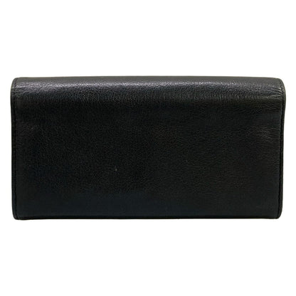 Chanel Wallet Black CC Logo Clover Leather — view 2