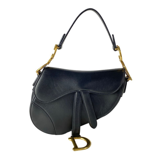 Dior Saddle Bag Black Leather