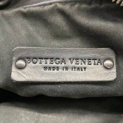 Bottega Veneta Shoulder Bag Intrecciato Black Leather — view 8