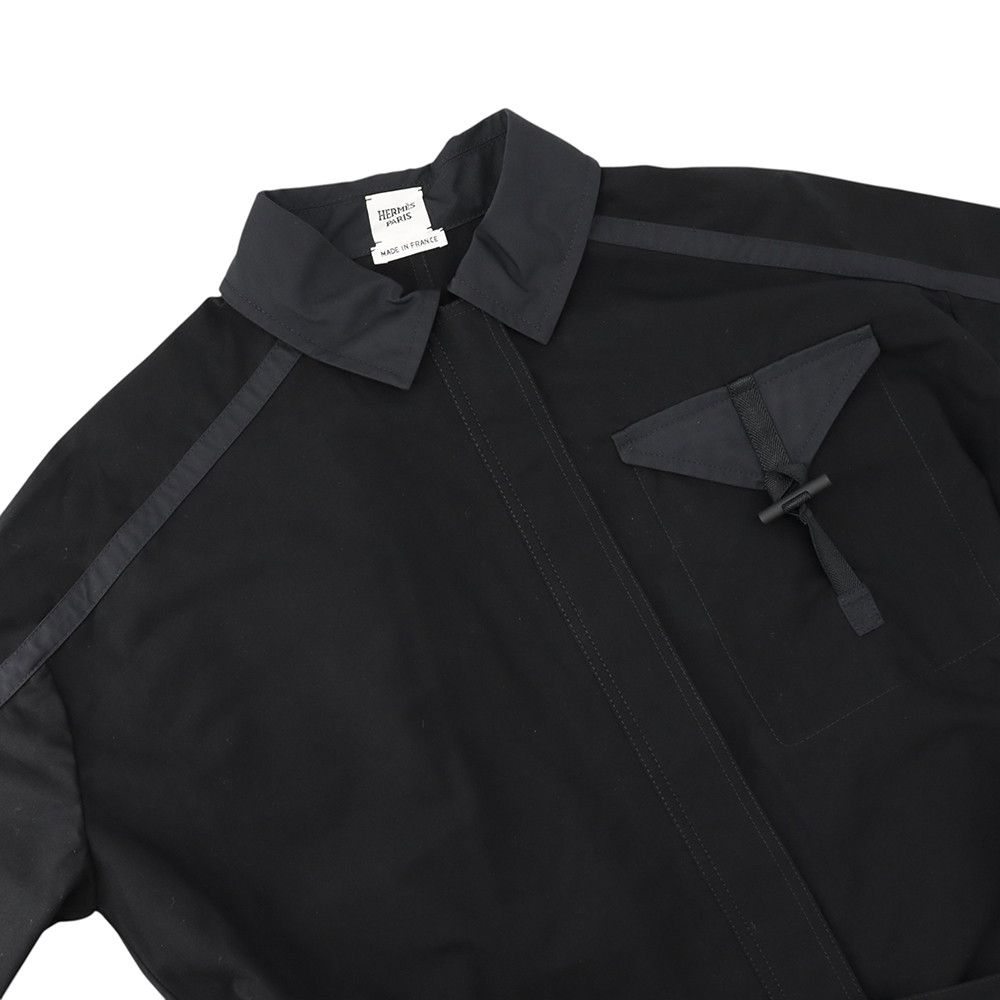 Hermes Jumps All in One Cotton 36 Black T-Shirt — view 3