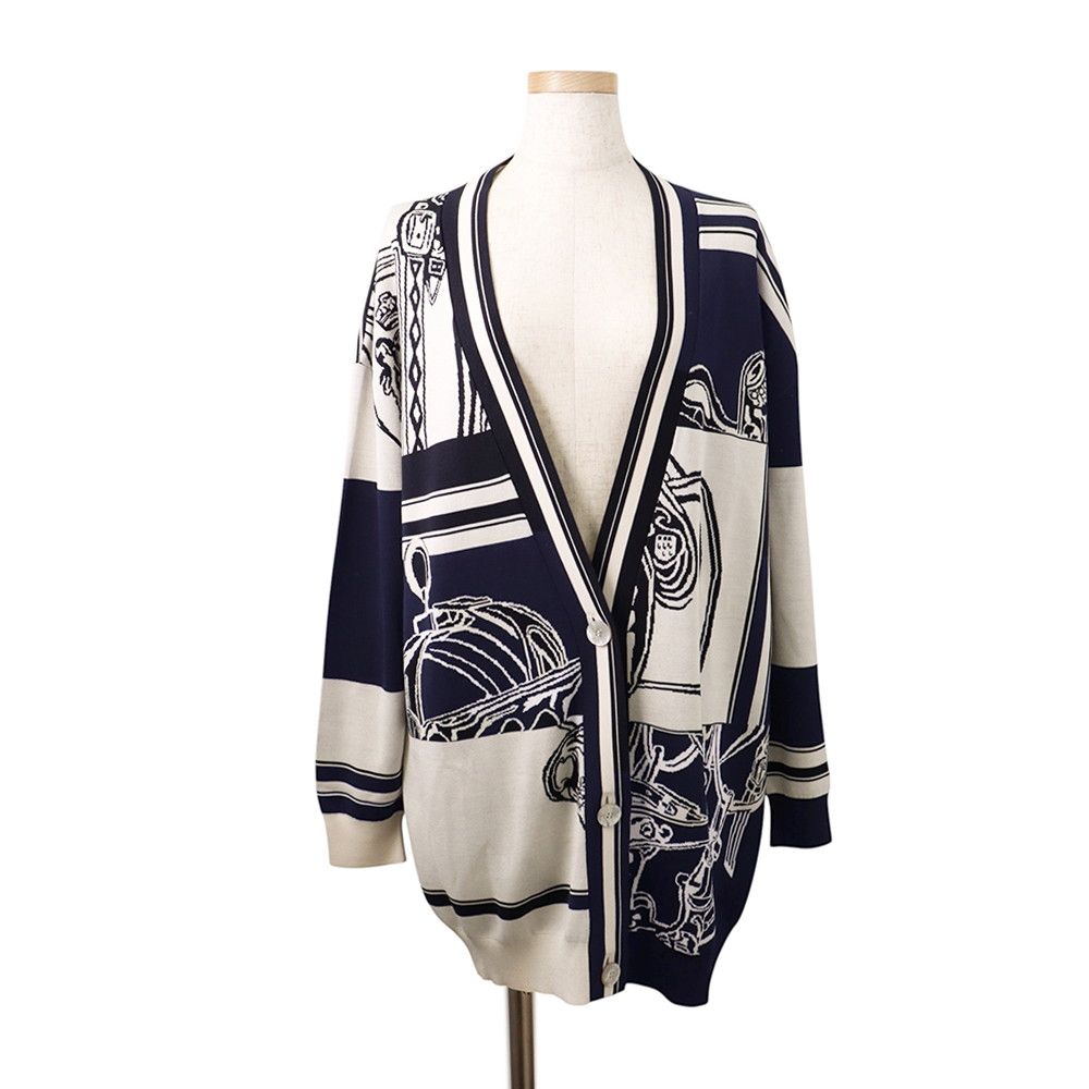Hermes Cardigan en Desordre Finesse Bride de Gala 34