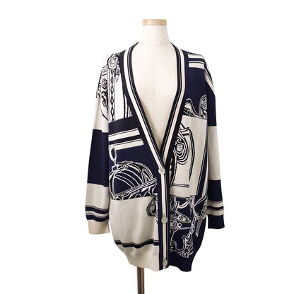 Hermes Cardigan en Desordre Finesse Bride de Gala 34