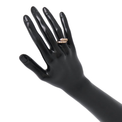 Bvlgari Bulgari Ring Serpenti Vipers Single Coil Diamond Total .66 Ct 18k PG — view 4