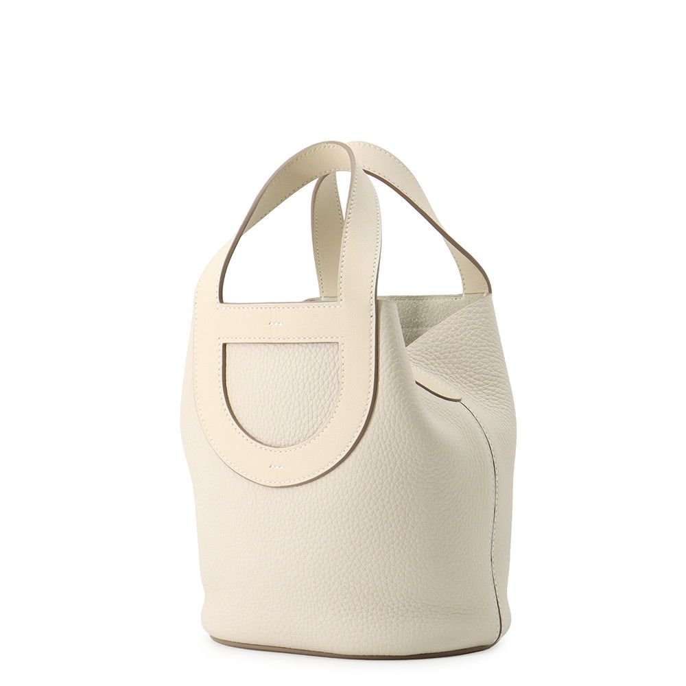 Hermes Tote in the Loop 18 Cles Gold Taurillon Clemence Swift — view 2