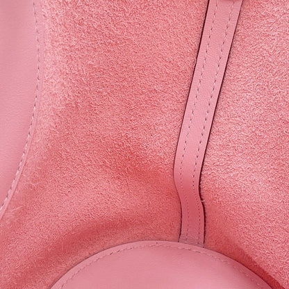 Hermes Tote in the Loop 18 Rose Sakura Silver Taurillon Clemence Swift — view 7