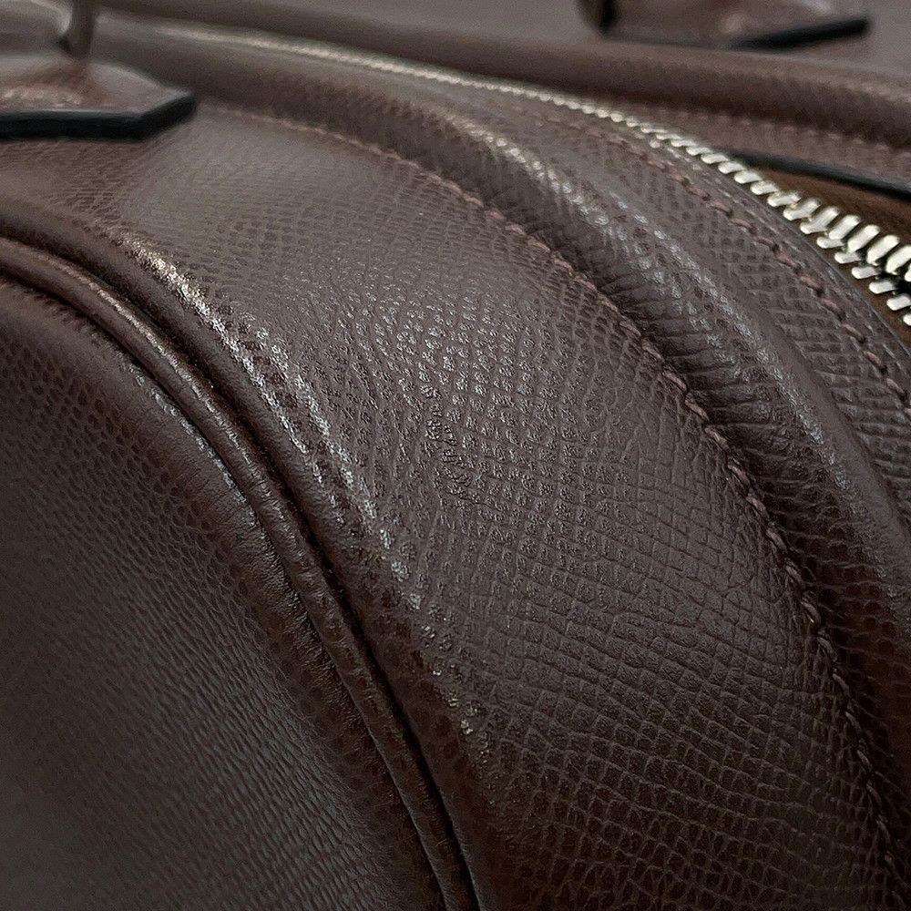 Hermes Handbag Sac Anvi 36 Havana Silver Epsom — view 6