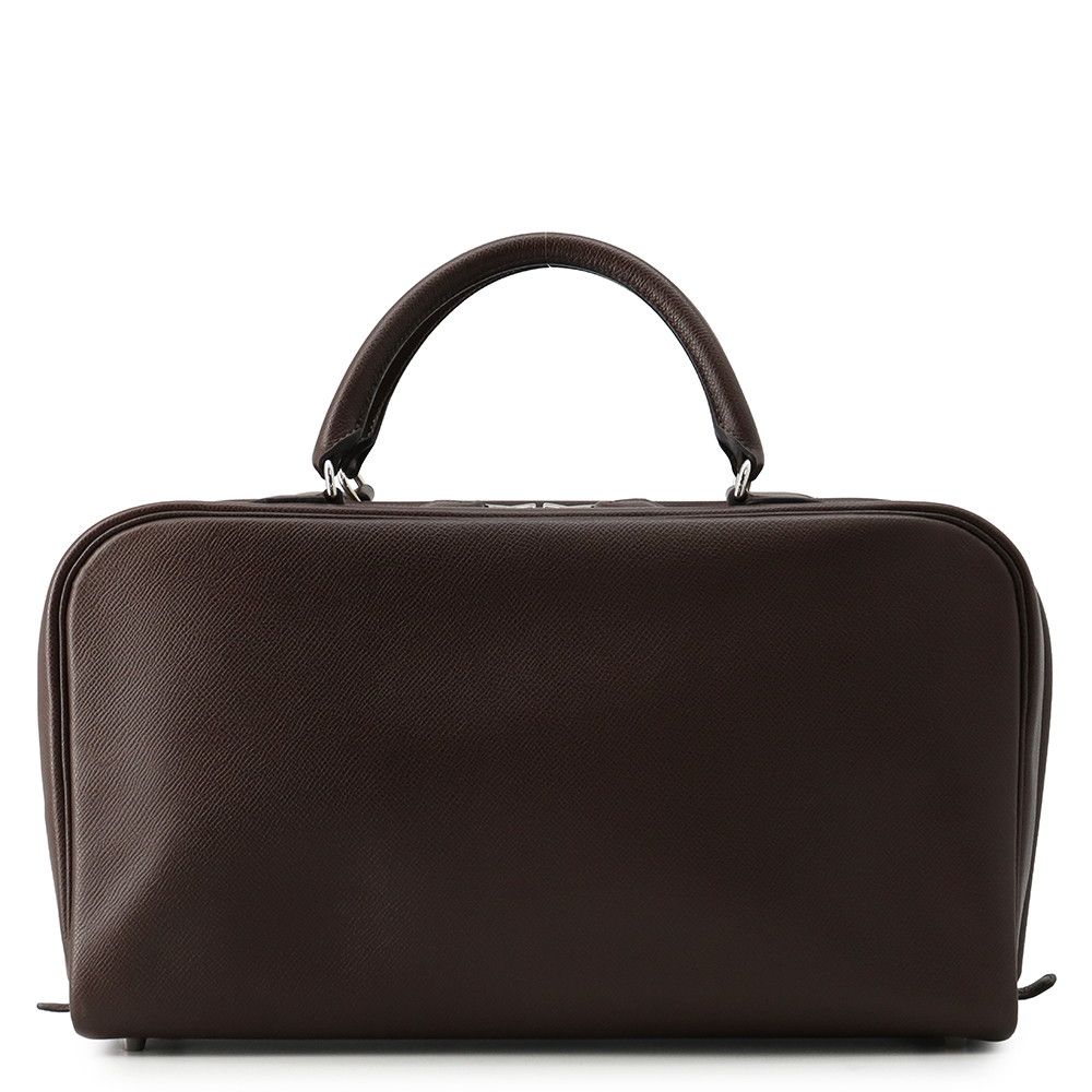 Hermes Handbag Sac Anvi 36 Havana Silver Epsom