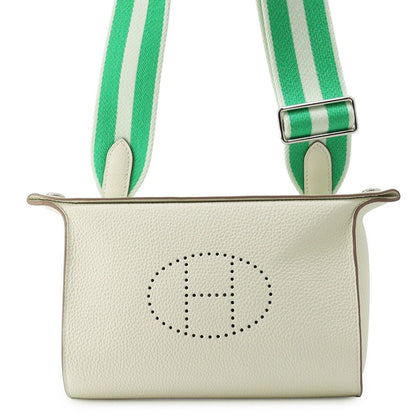 Hermes Shoulder Bag Vidposh Mushroom M Silver Togo