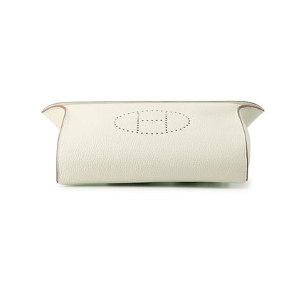 Hermes Shoulder Bag Vidposh Mushroom M Silver Togo — view 3