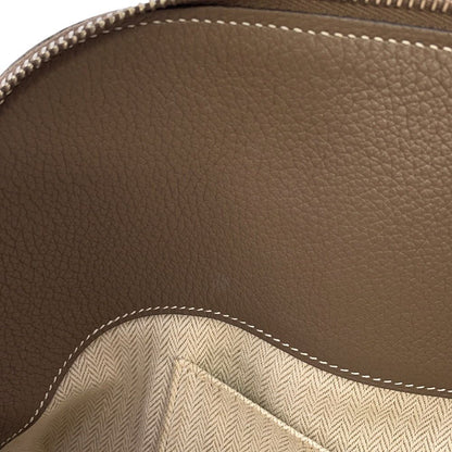 Hermes Handbag Bolide Relax 35 Etoupe Silver Taurillon Novi — view 9