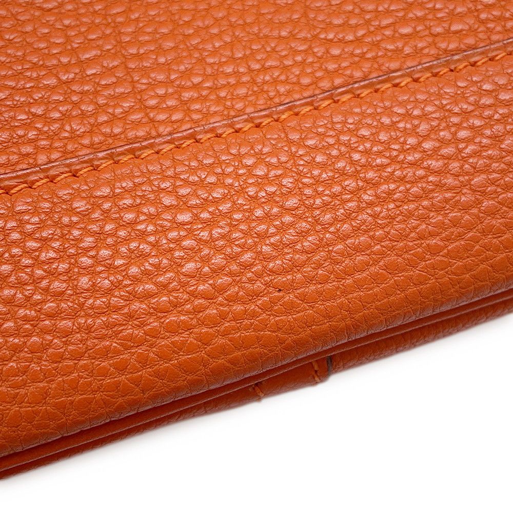 Hermes Shoulder Bag Trim 31 Orange Gold Togo — view 7
