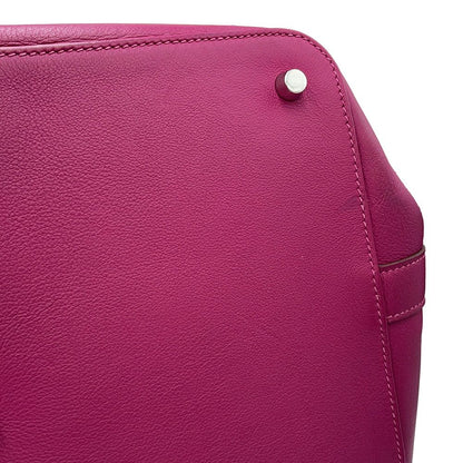 Hermes Handbag Lubox 33 Magnolia Silver Swift 2-Way — view 8