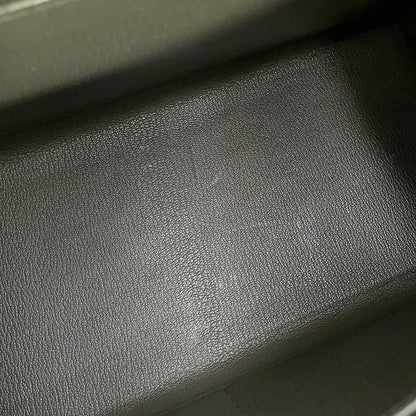 Hermes Handbag Kelly 28 Sellier Vert Grease Silver Epsom 2-Way — view 9