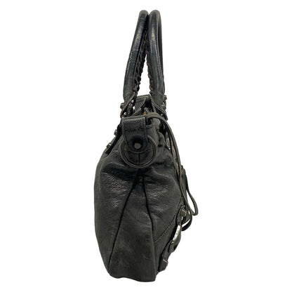 Balenciaga Handbag the Fast Dark Green Leather — view 2