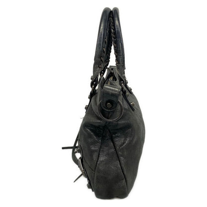 Balenciaga Handbag the Fast Dark Green Leather — view 4