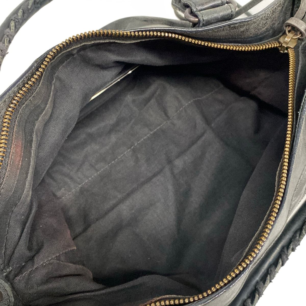 Balenciaga Handbag the Fast Dark Green Leather — view 7