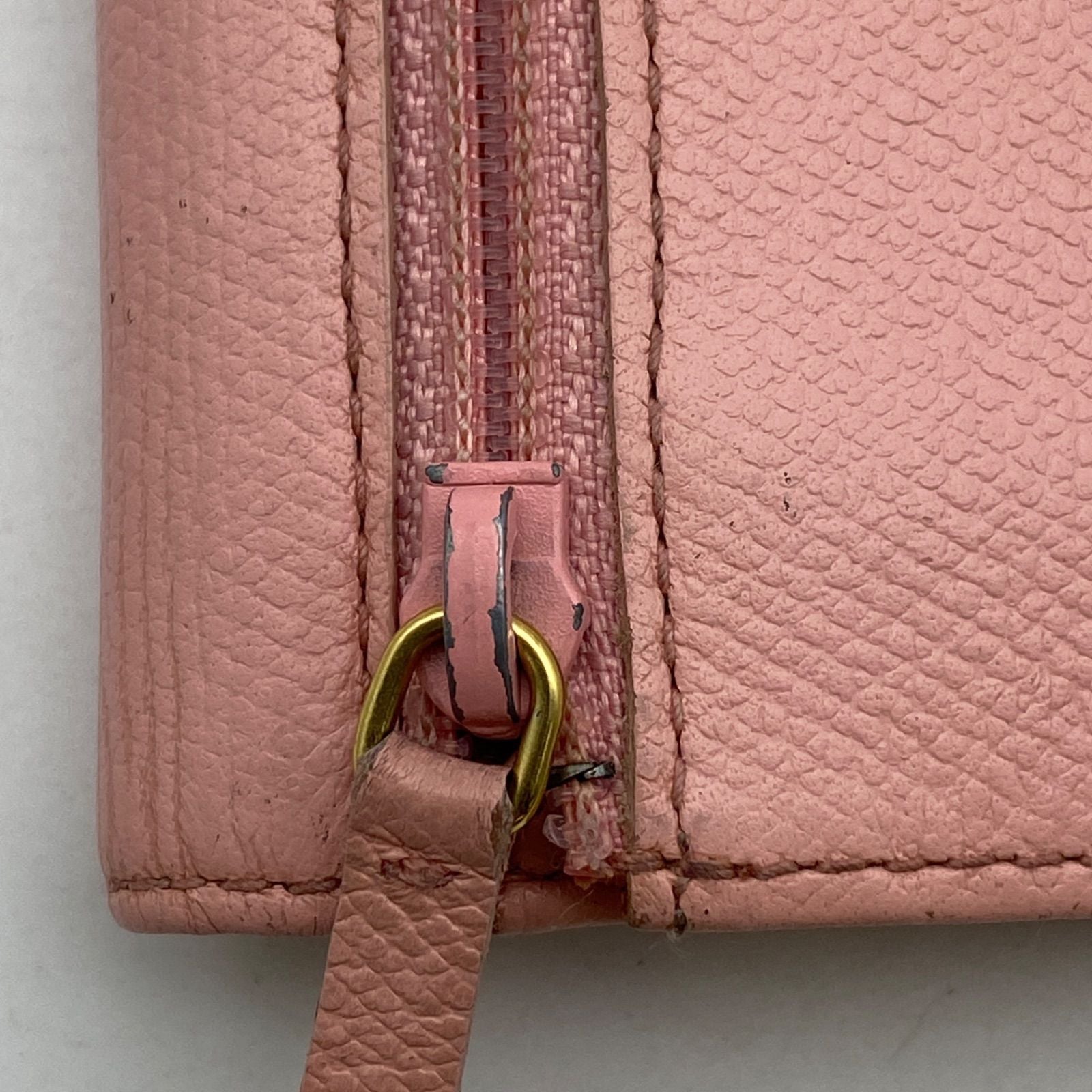 Chanel Card Case Fixed Era Fragment Key Ring Coco Button Pink — view 8