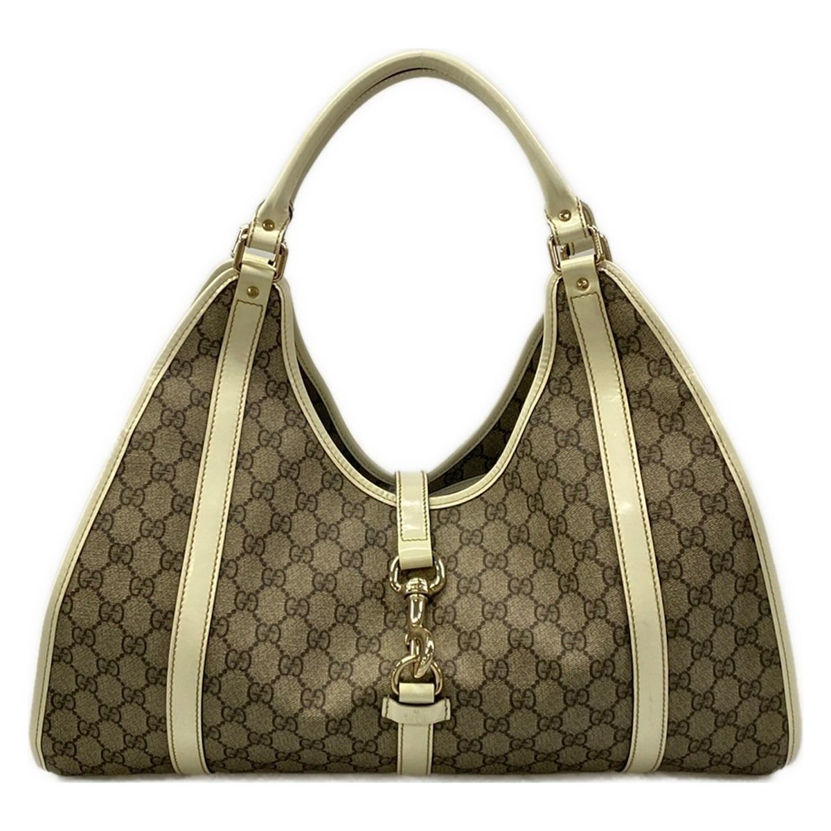 Gucci Shoulder Bag Joy Beige Ebony Ivory Leather