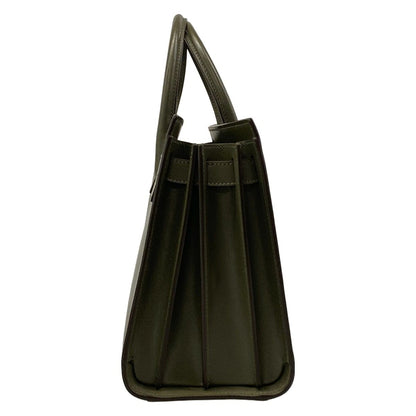 Saint Laurent Paris Tote Sac Dejour Baby Khaki Leather — view 2