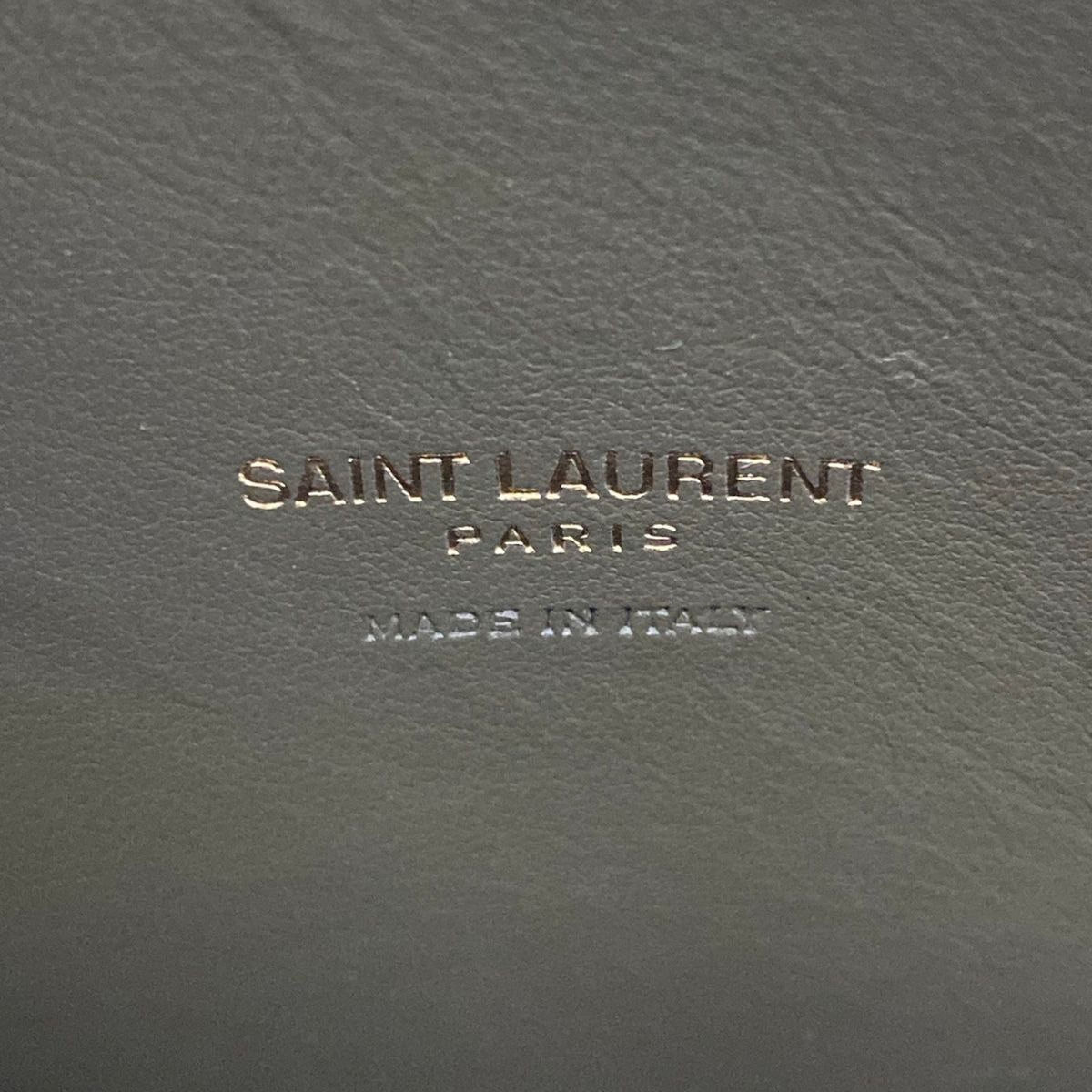Saint Laurent Paris Tote Sac Dejour Baby Khaki Leather — view 9