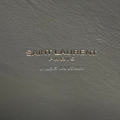 Saint Laurent Paris Tote Sac Dejour Baby Khaki Leather — view 9