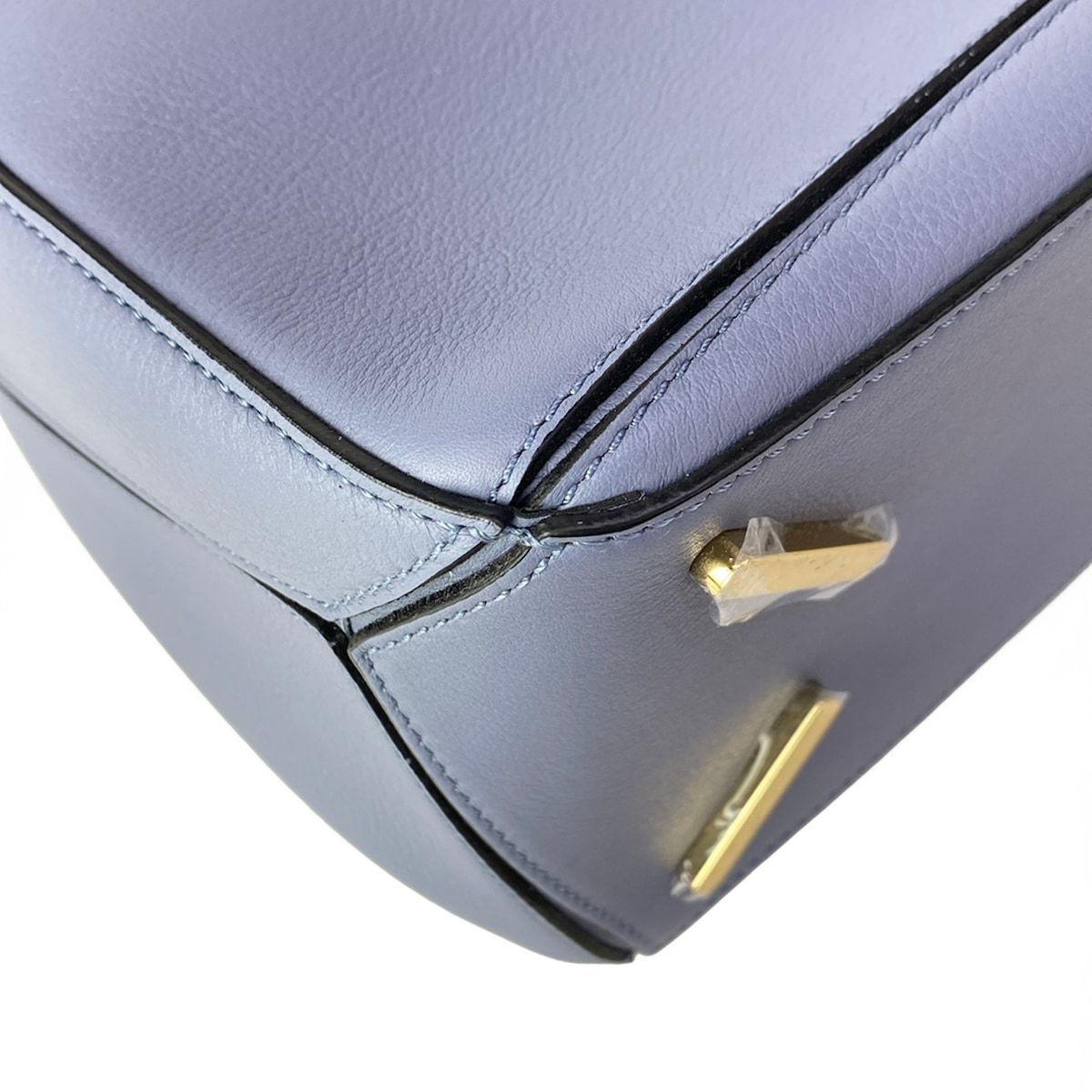 Loewe Handbag Puzzle Bag Blue Gray Leather — view 6