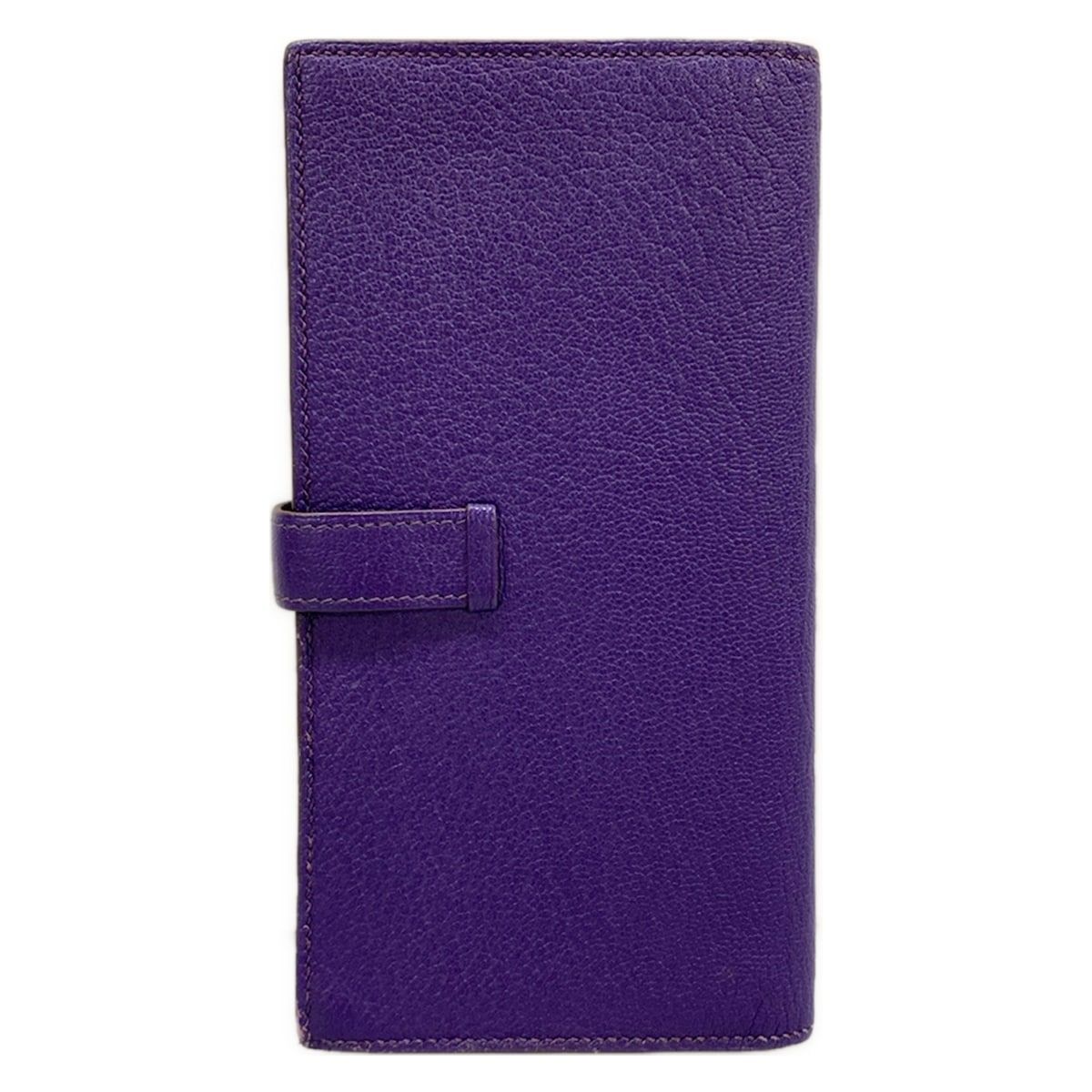Hermes Wallet Bearn Souffle Iris Silver — view 2