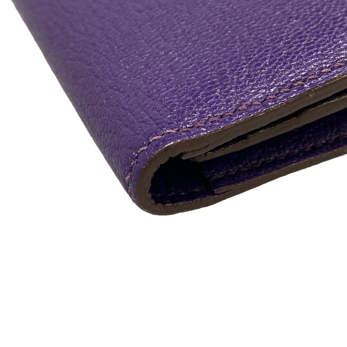 Hermes Wallet Bearn Souffle Iris Silver — view 7