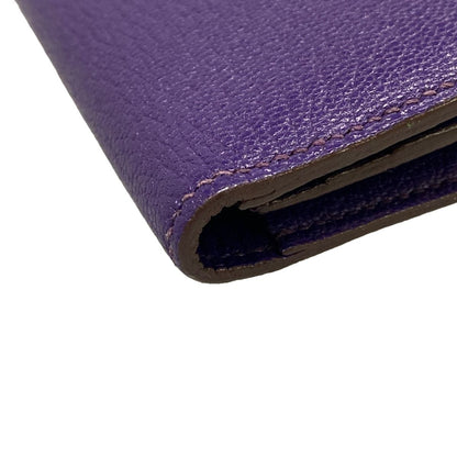 Hermes Wallet Bearn Souffle Iris Silver — view 7