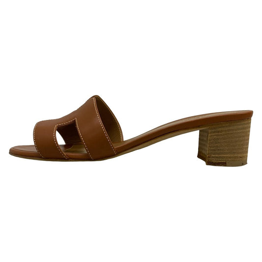 Hermes Mules 36.5 Oasis Gold