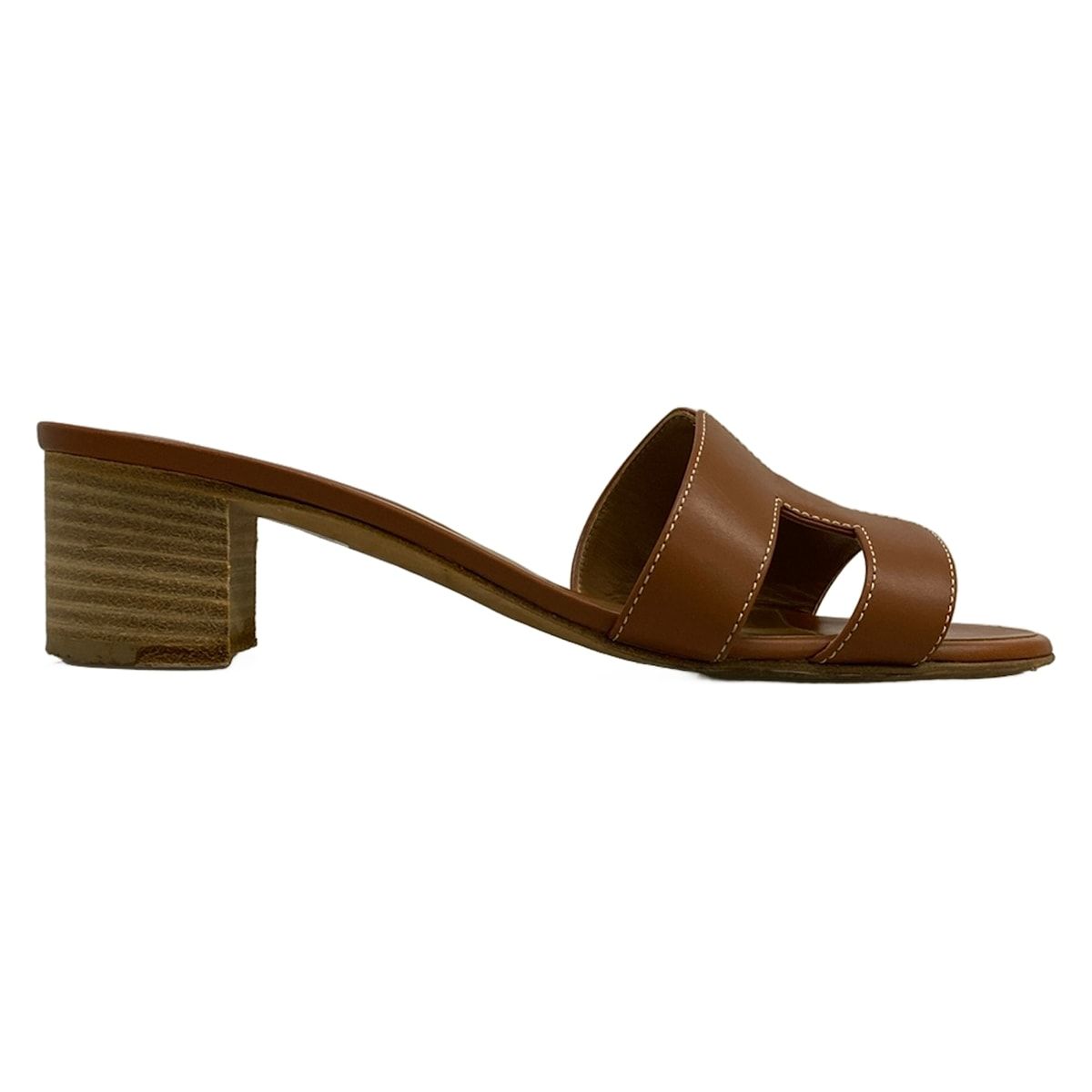 Hermes Mules 36.5 Oasis Gold — view 4