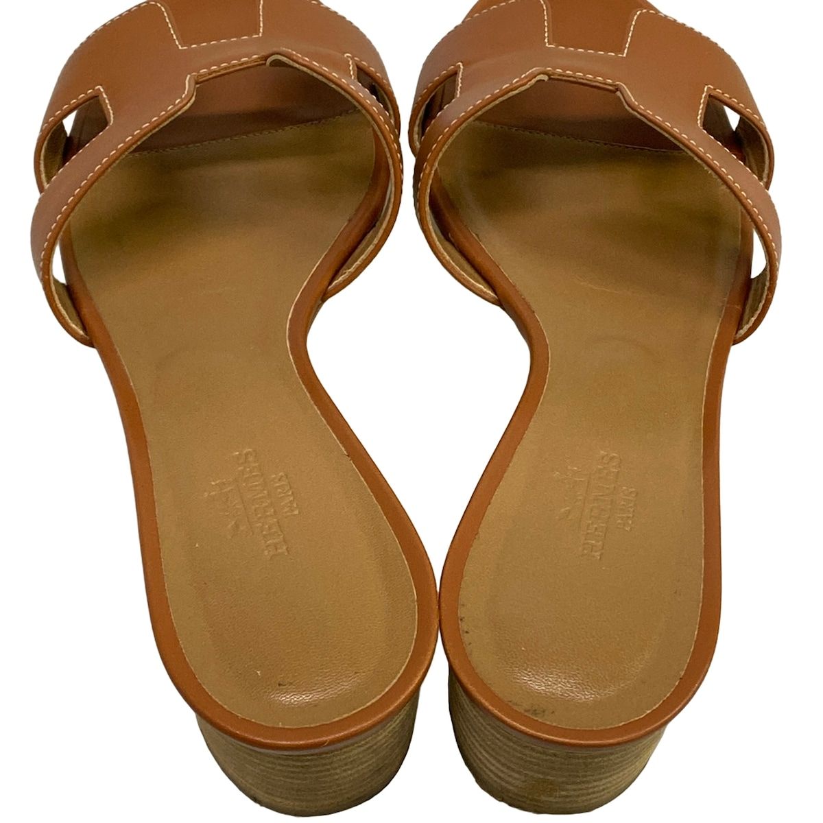 Hermes Mules 36.5 Oasis Gold — view 7