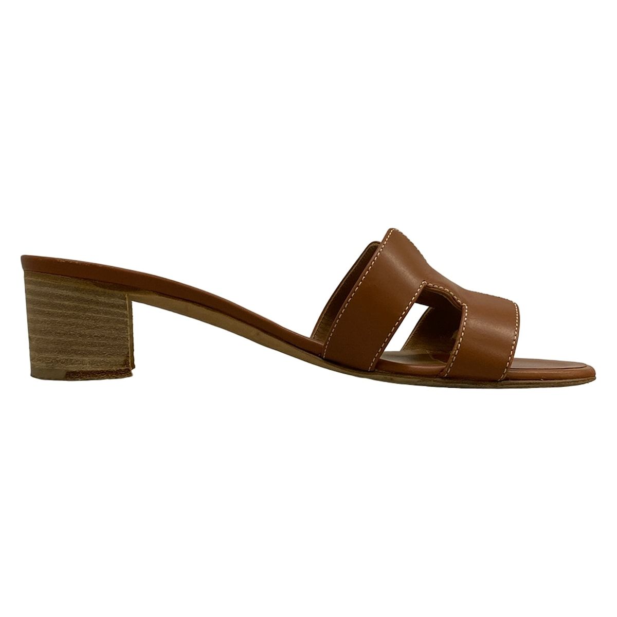 Hermes Mules 36.5 Oasis Gold — view 2