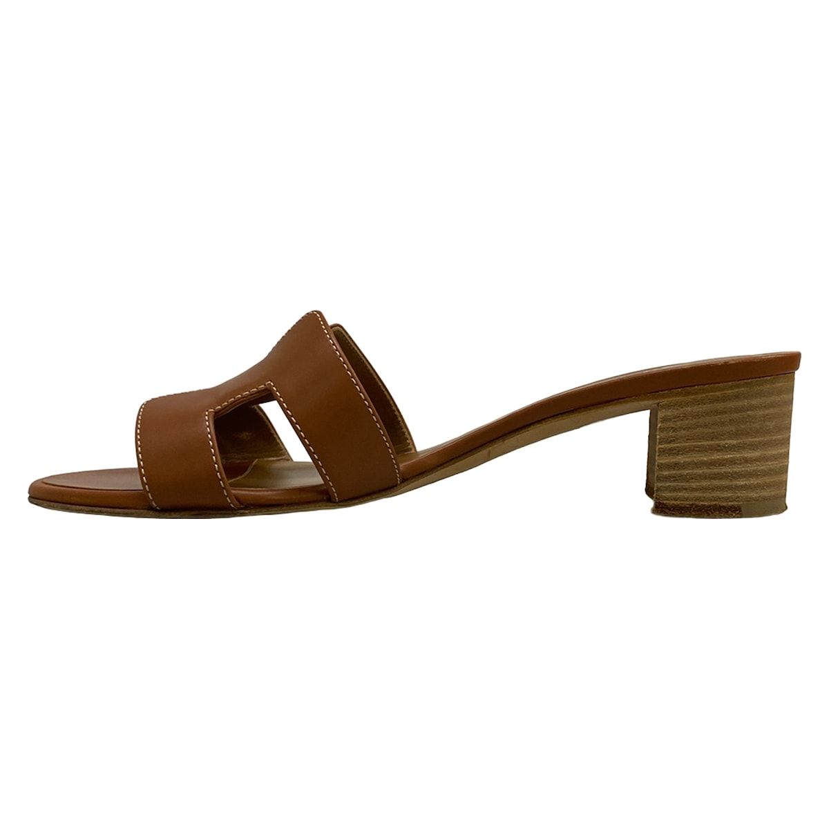 Hermes Mules 36.5 Oasis Gold — view 3