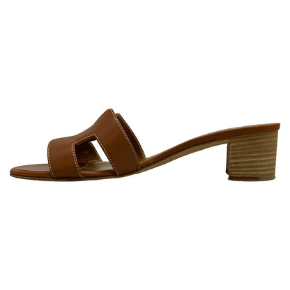 Hermes Mules 36.5 Oasis Gold — view 3